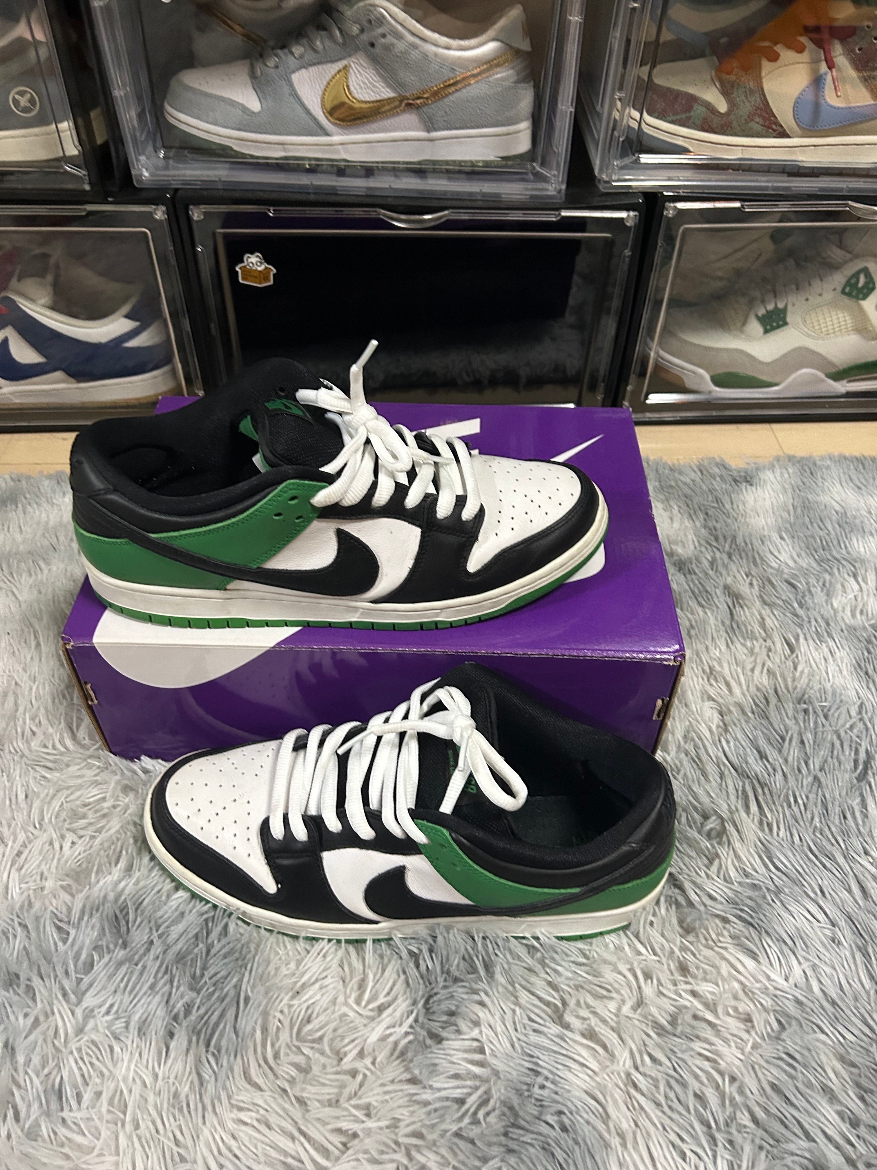 Nike SB Dunk Low Pro "Black and Classic Green"