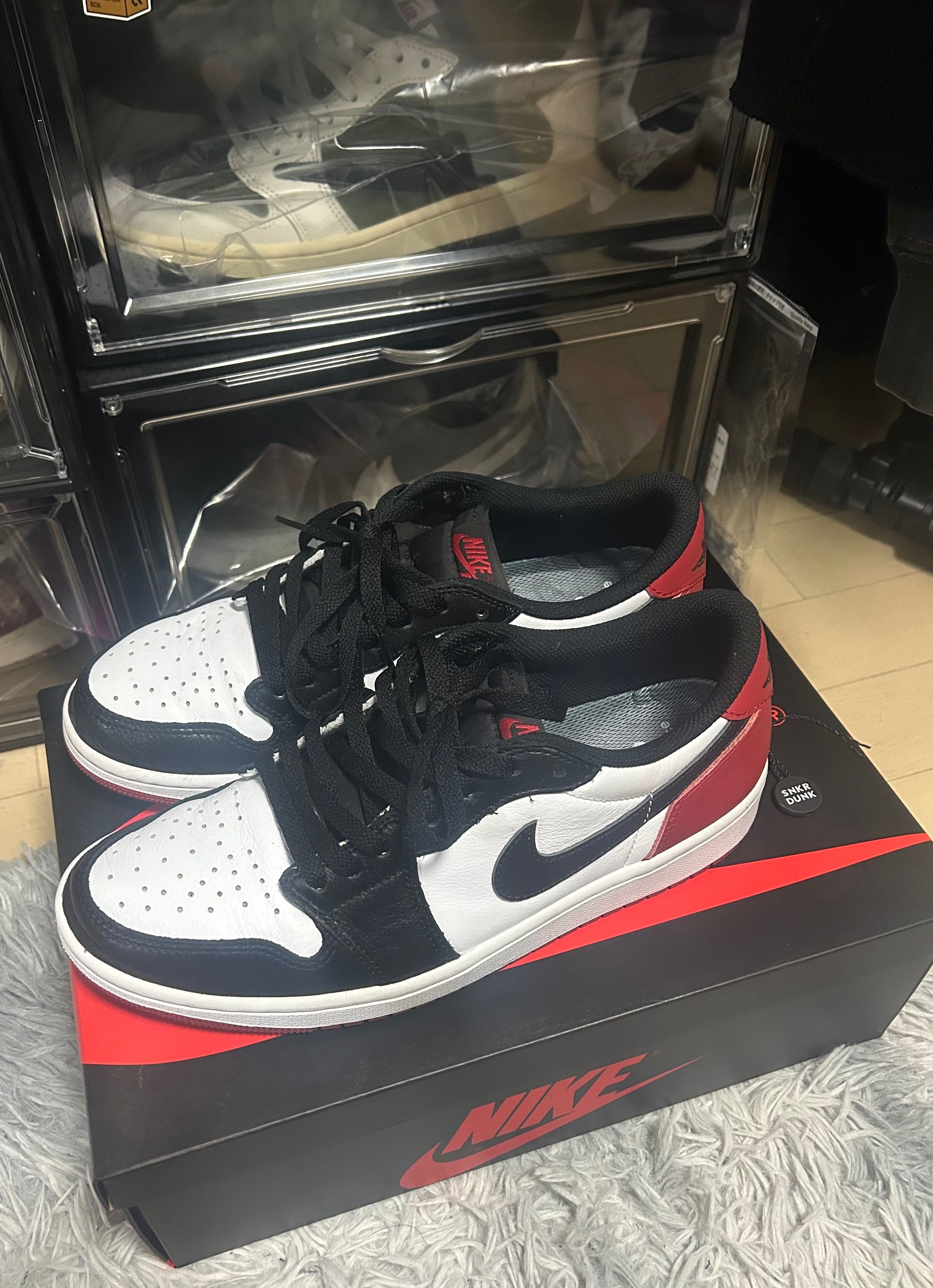 Nike Air Jordan 1 Retro Low OG "Black Toe"