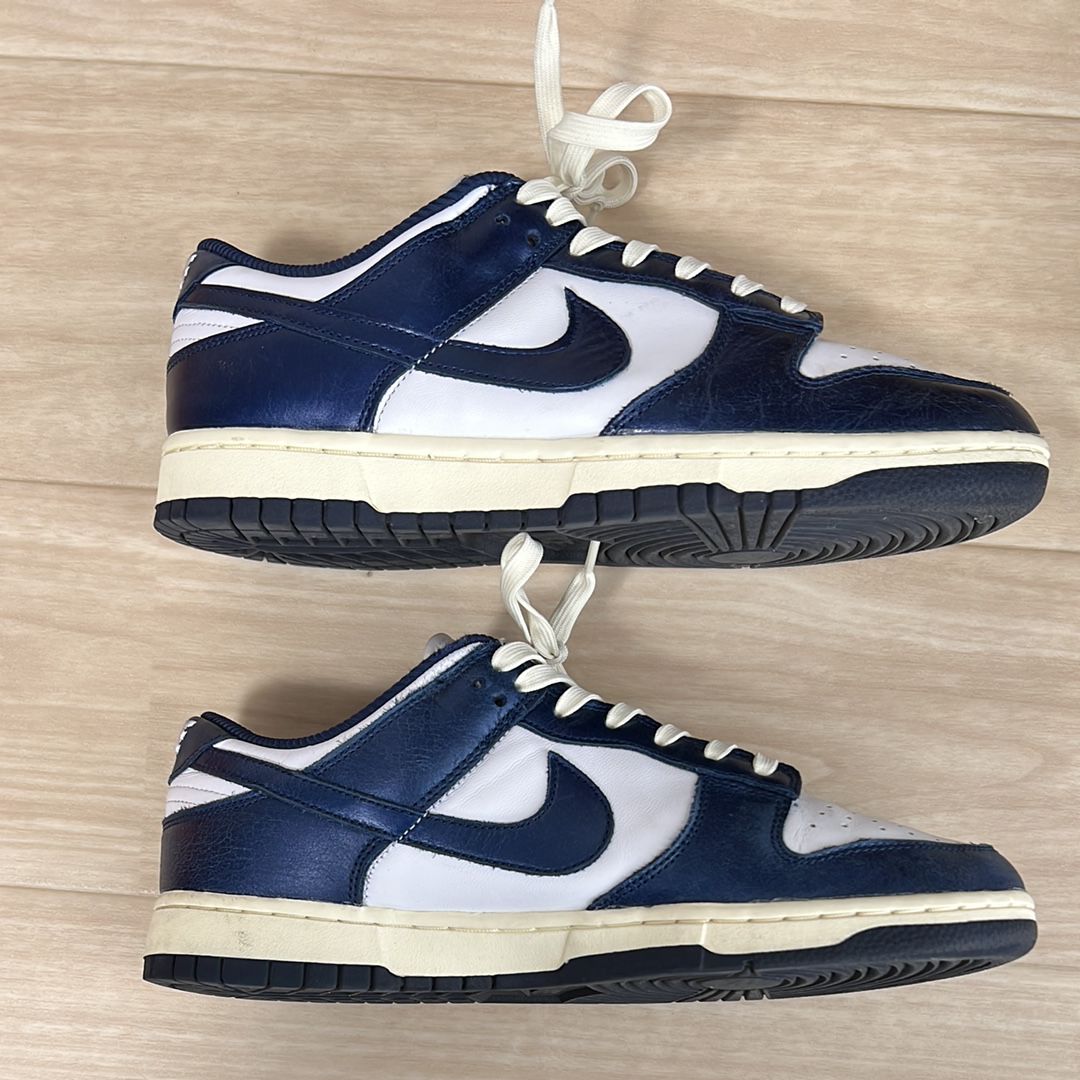 Nike Women's Dunk Low PRM "Midnight Navy and White"