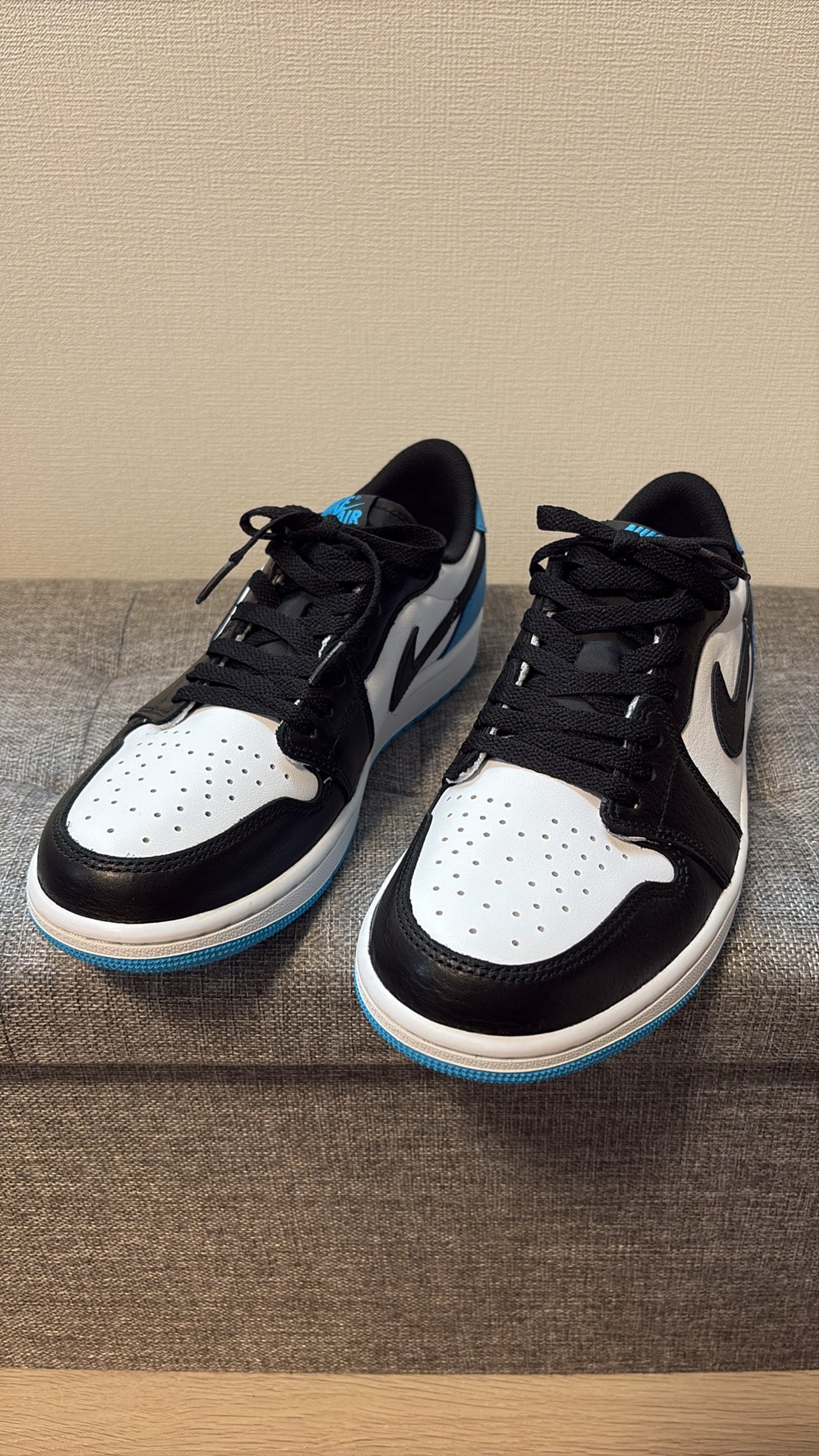 Nike Air Jordan 1 Low OG "Black and Dark Powder Blue/UNC"