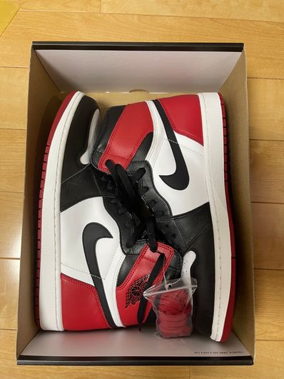 Nike Air Jordan 1 Retro High OG "Black Toe"(2016)