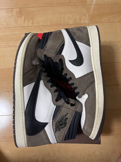 Travis Scott × Nike Air Jordan 1 Retro High OG TS SP "Sail/Dark Mocha"