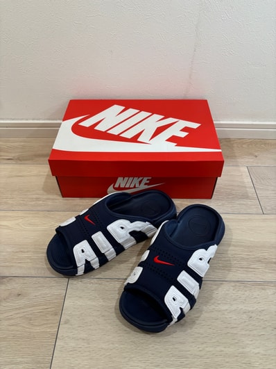 Nike Air More Uptempo Slide "Olympic" (2024) (FQ8700-400/FQ8699-400)