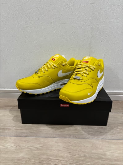 Supreme × Nike Air Max 1 '87 SP "Yellow" (25SS Week4)