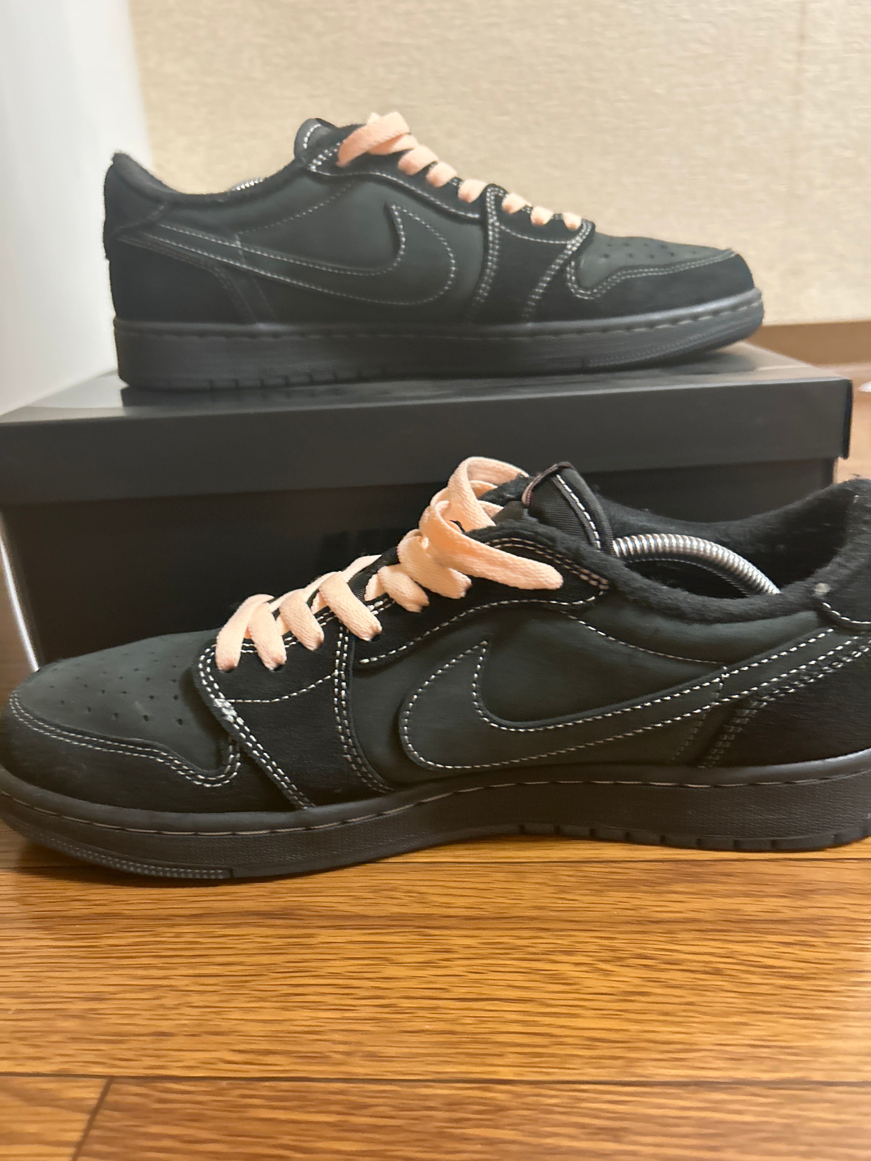 Travis Scott × Nike Air Jordan 1 Low OG SP "Black Phantom"