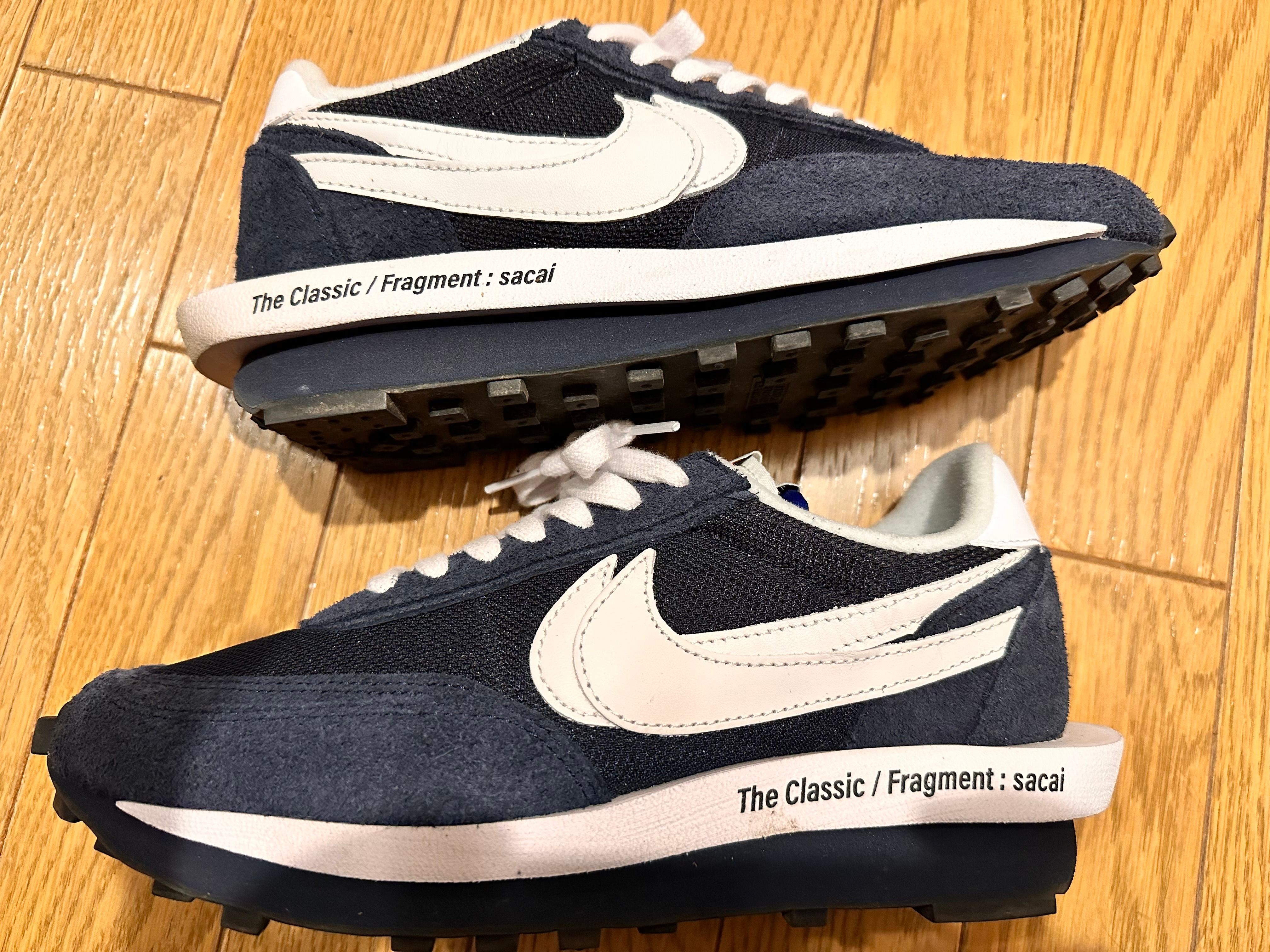 Fragment × sacai × Nike LD Waffle "Blackended Blue"