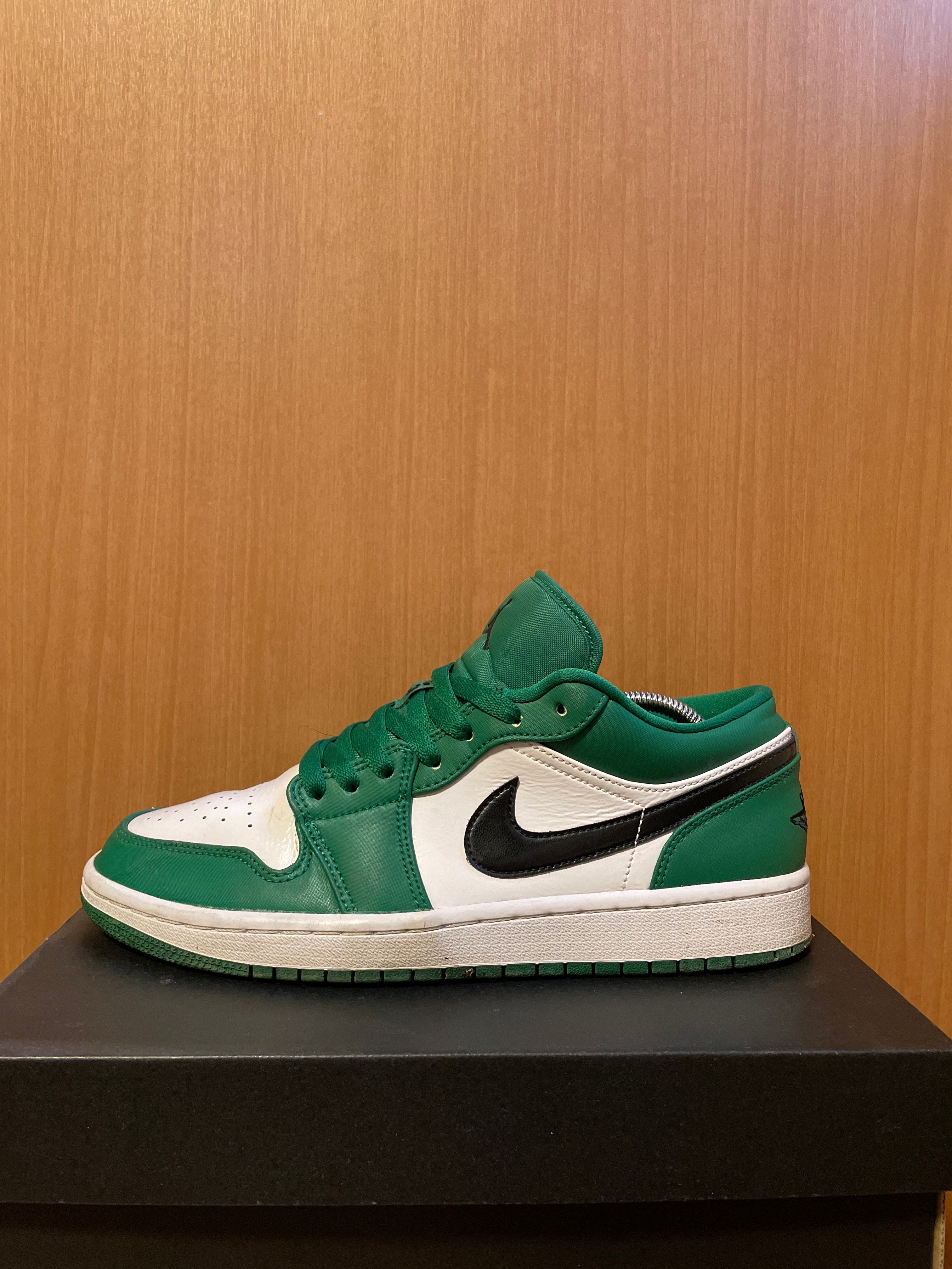 NIKE AIR JORDAN 1 LOW "PINE GREEN/WHITE"