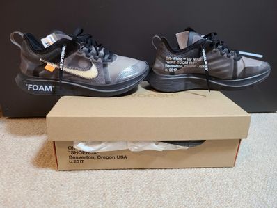 Off-White × Nike Zoom Fly "Black"