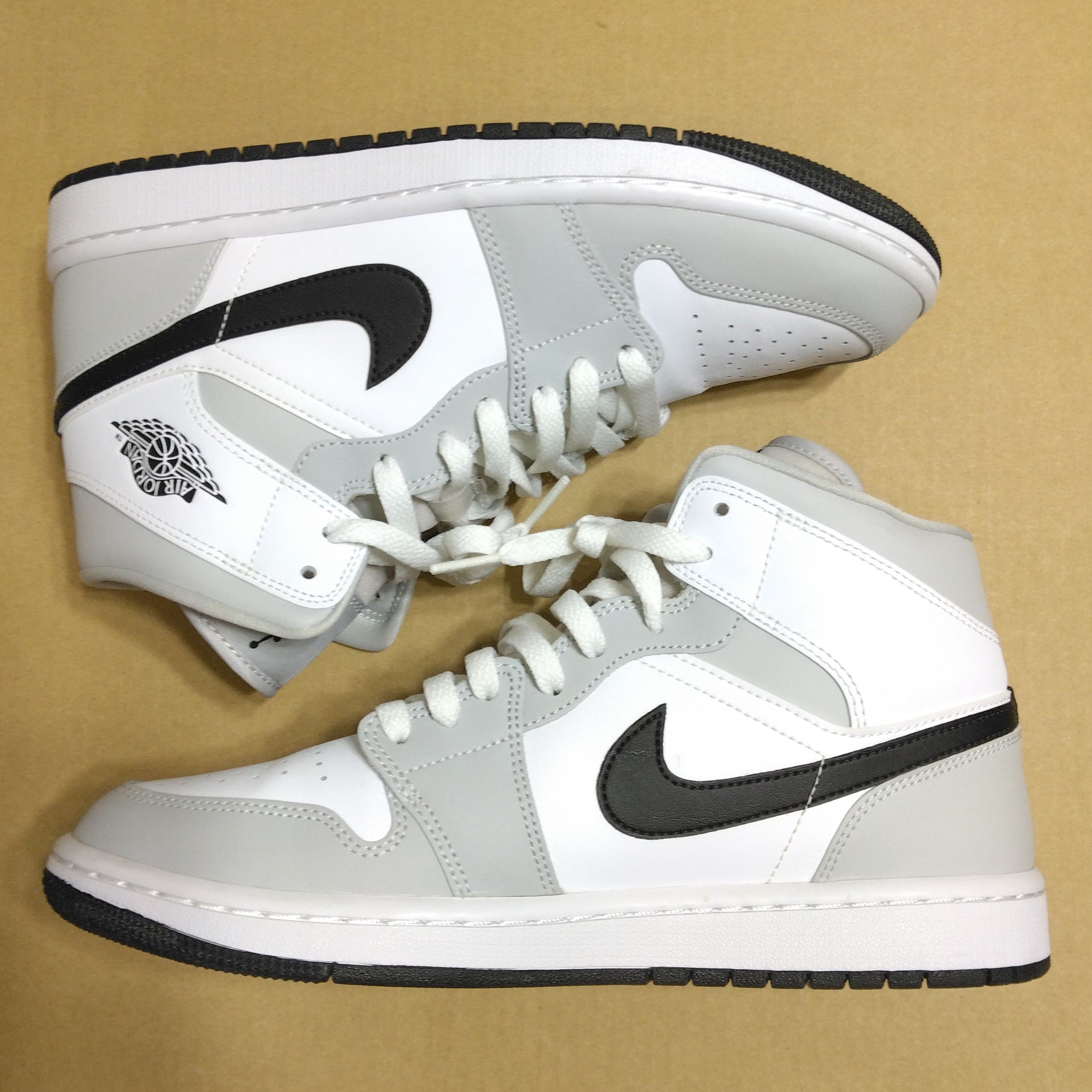 Nike Women's Air Jordan 1 Mid "Grey Fog/White/Black"