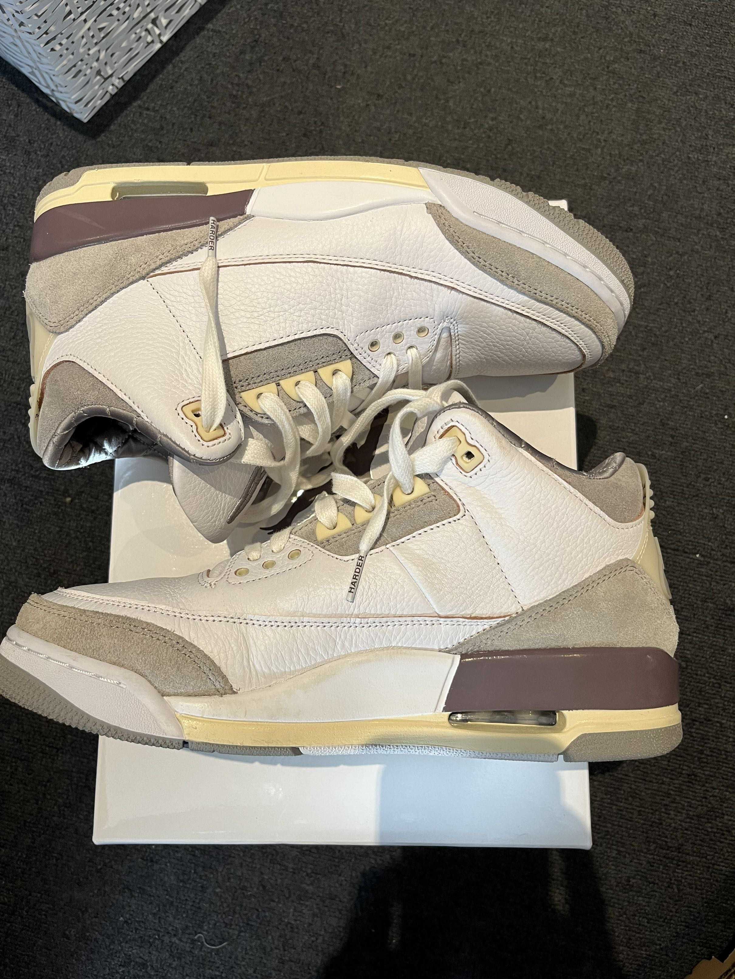 A Ma Maniere × Nike Women's Air Jordan 3 Retro SP "White/Medium Grey Violet Ore"