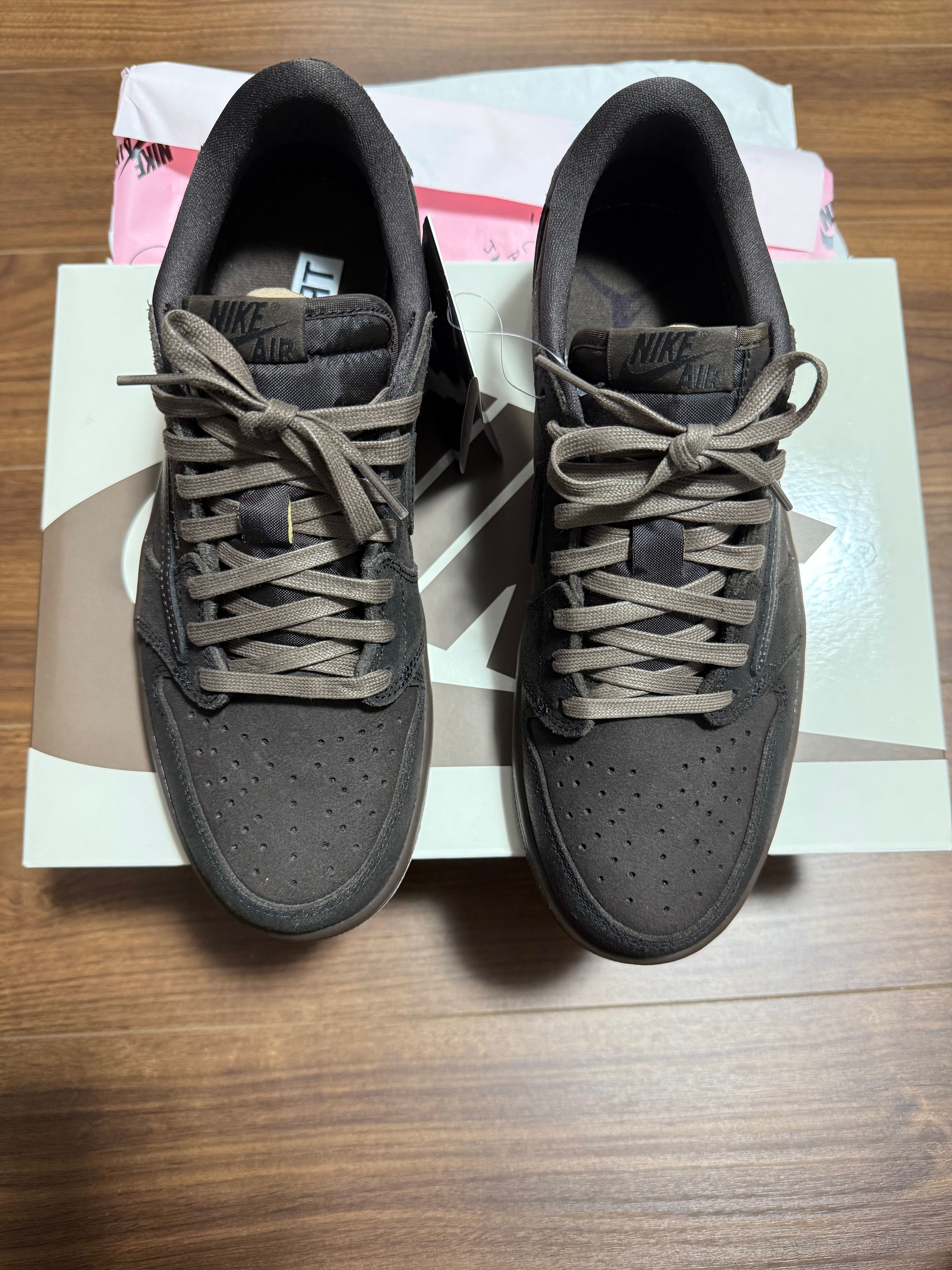 Travis Scott × Nike Air Jordan 1 Low OG SP "Velvet Brown and Dark Mocha"