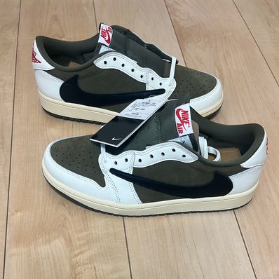 Travis Scott × Nike Air Jordan 1 Low OG SP "Reverse Olive"