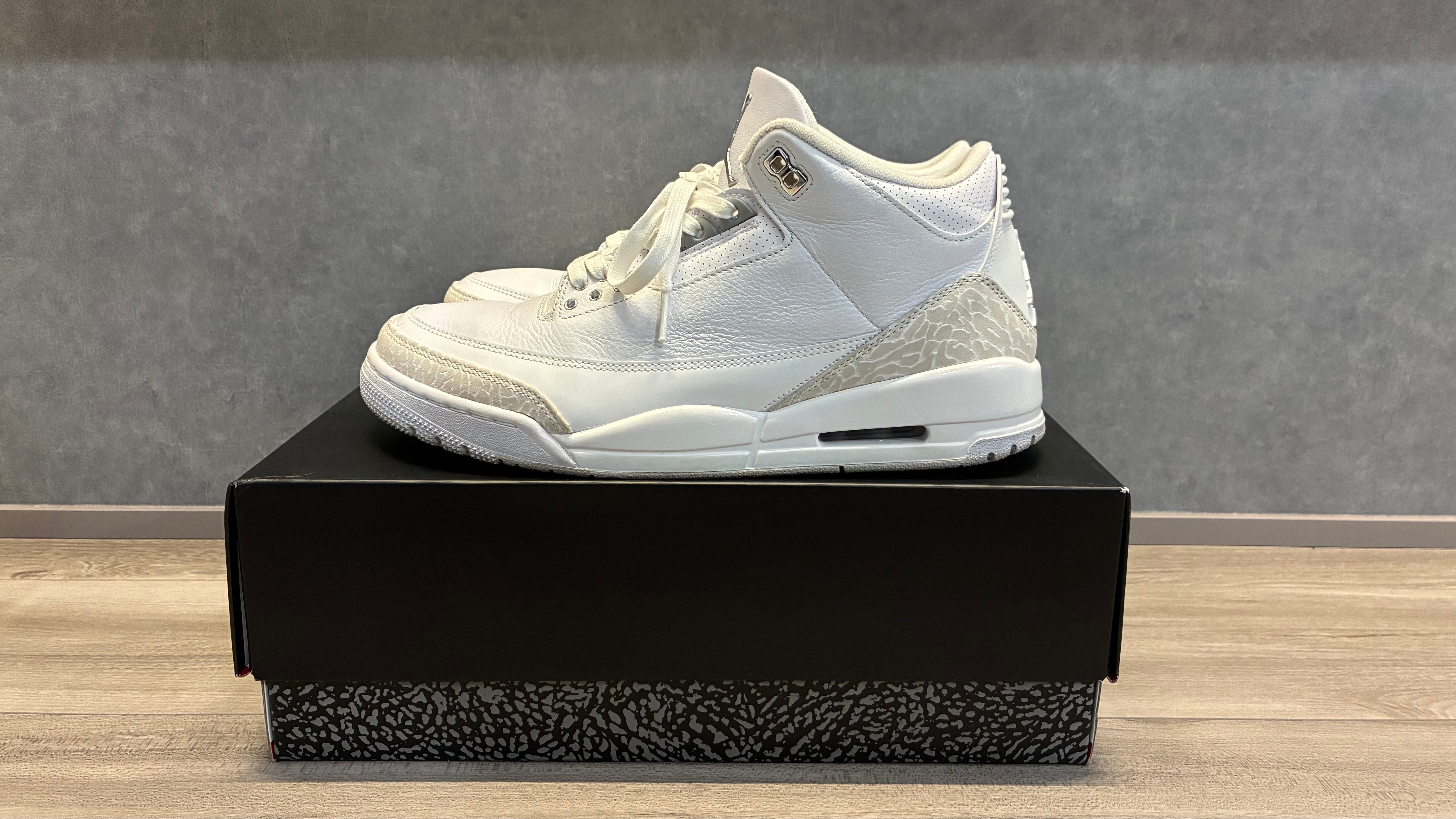 Nike Air Jordan 3 Retro "Pure Money/White and Silver" (2025)
