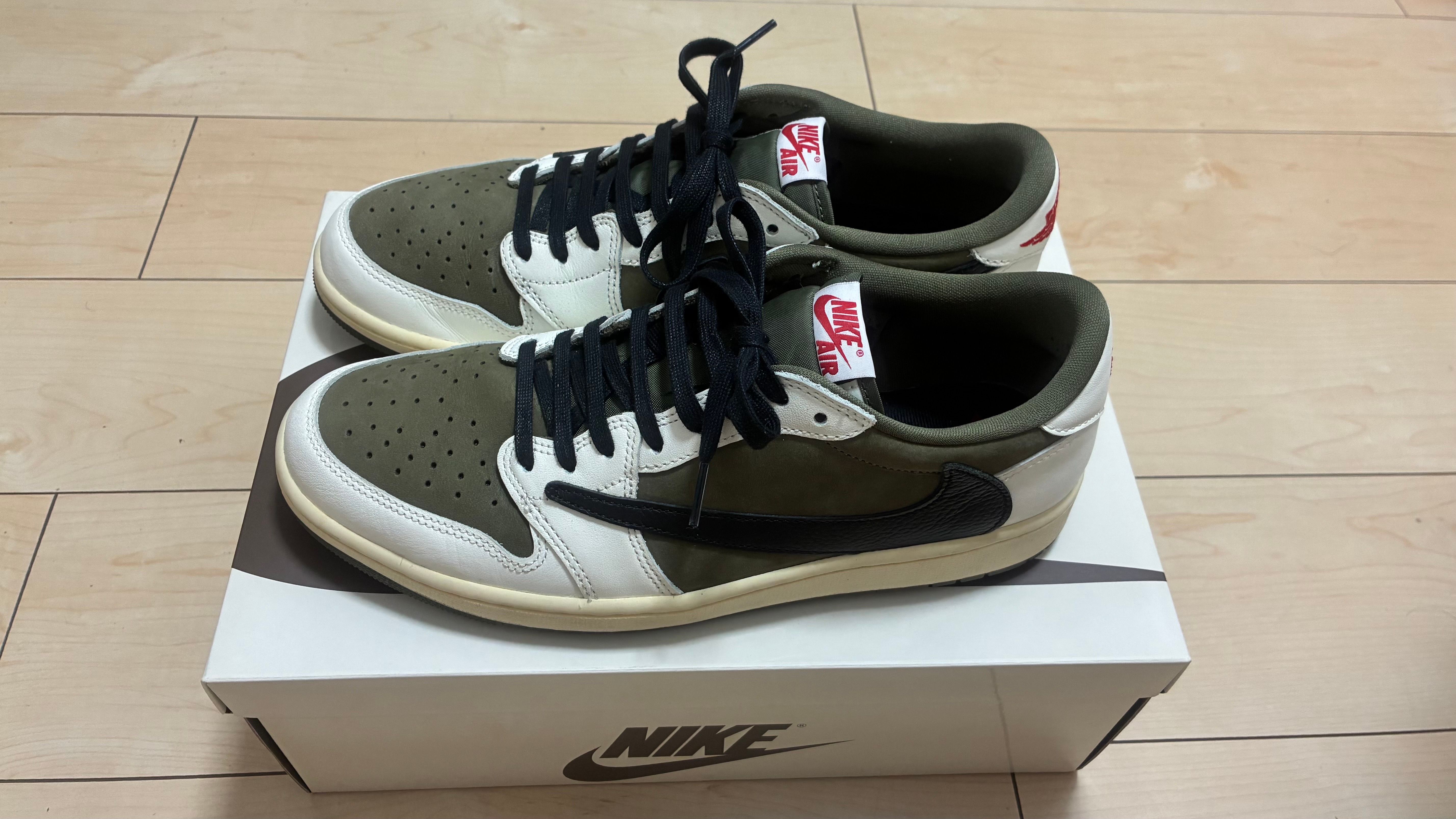 Travis Scott × Nike Air Jordan 1 Low OG SP "Reverse Olive"