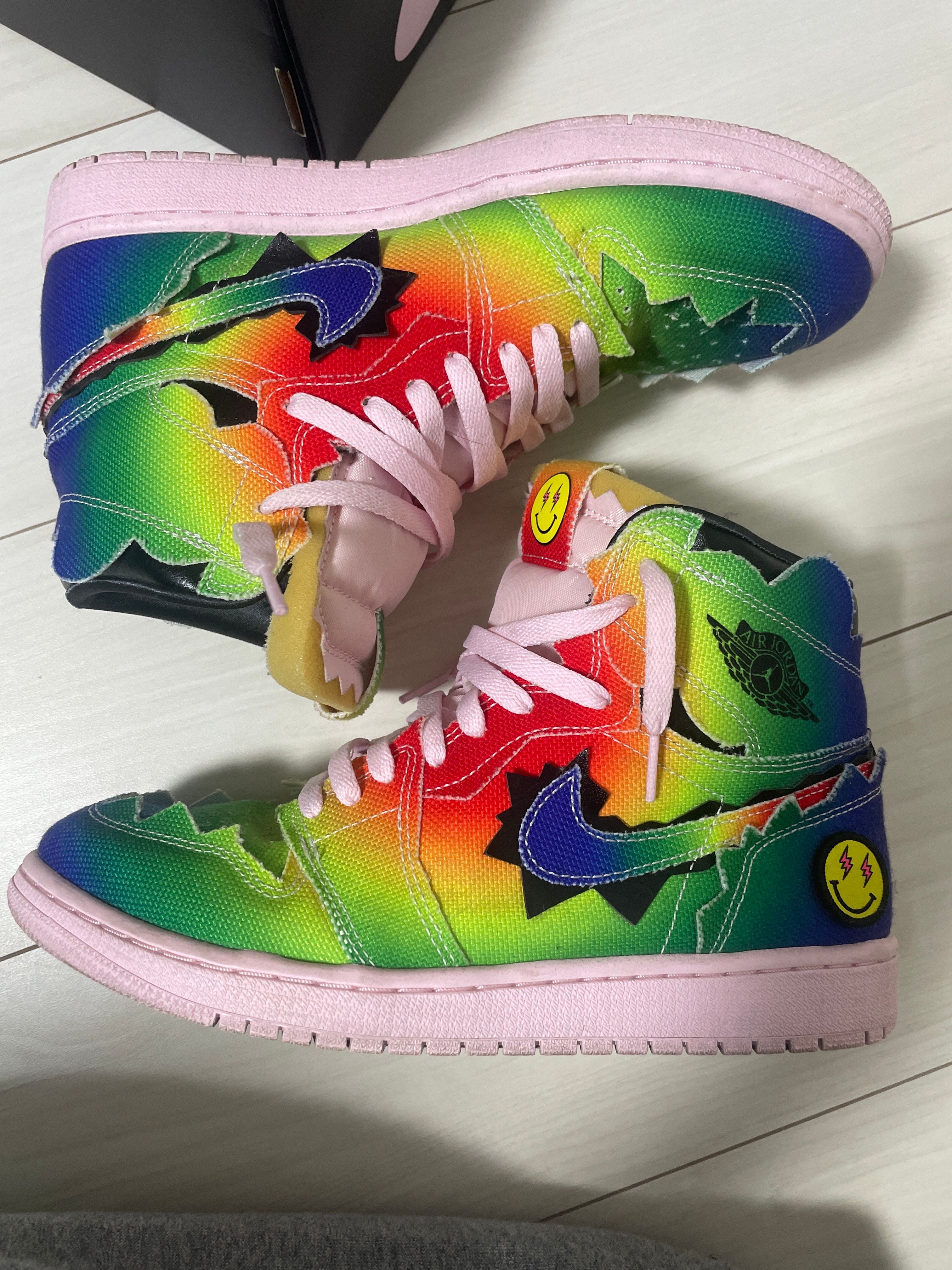 J Balvin × Nike Air Jordan 1 High OG "Rainbow"