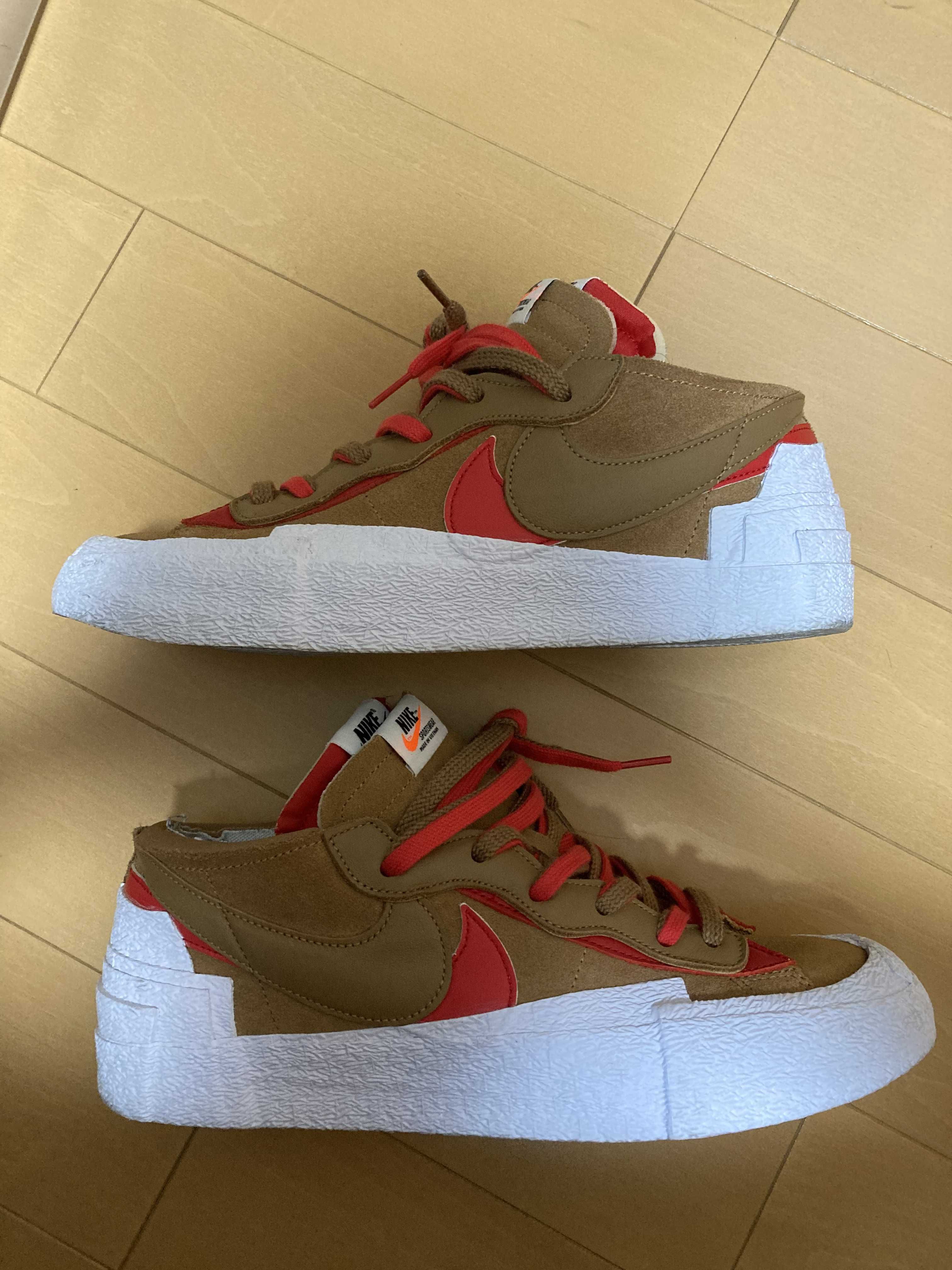 SACAI × NIKE BLAZER LOW "BRITISH TAN"