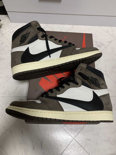 Travis Scott × Nike Air Jordan 1 Retro High OG TS SP "Sail/Dark Mocha"