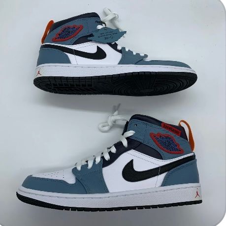 FACETASM × Nike Air Jordan 1 Mid "White/Navy"