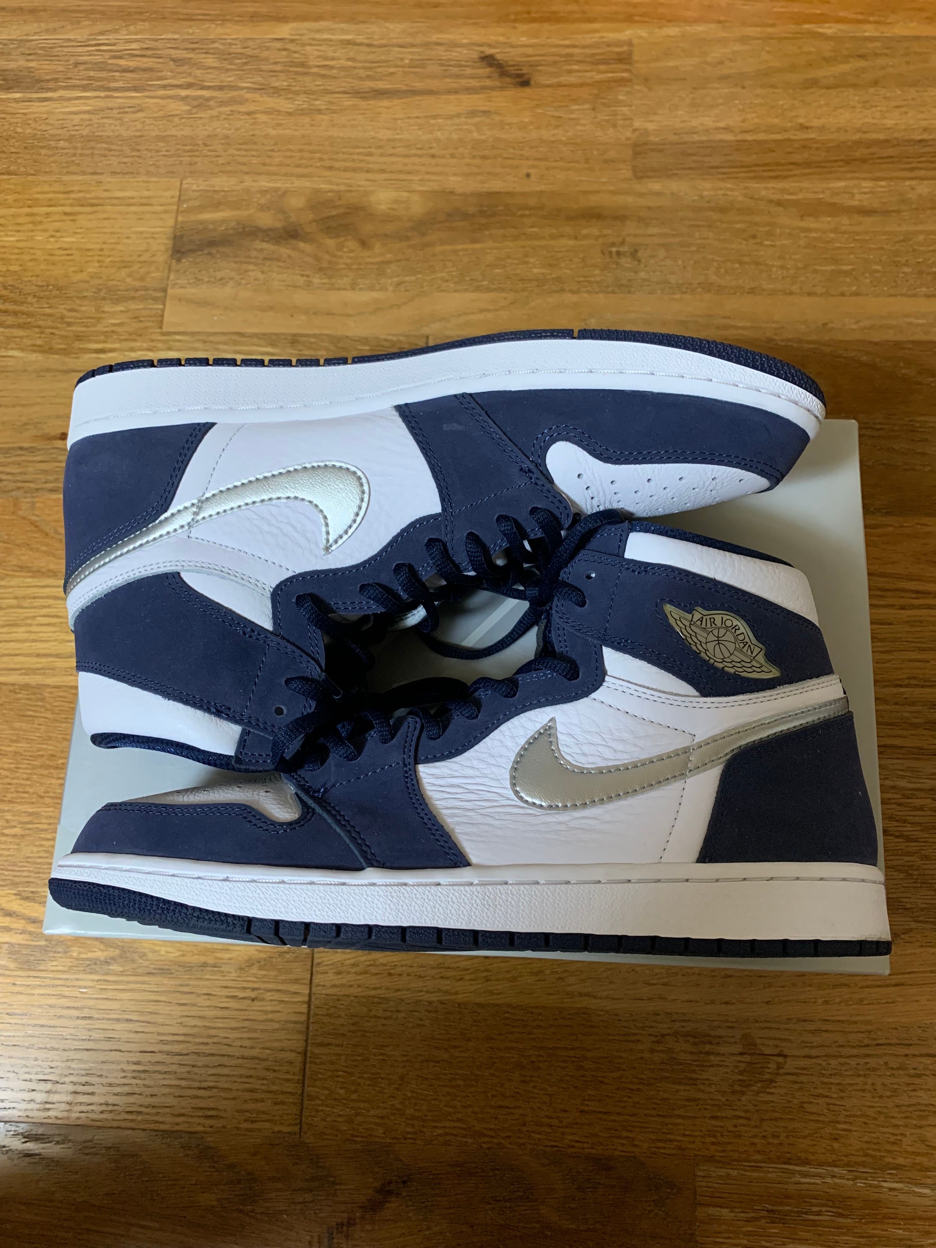 Nike Air Jordan 1 High OG CO.JP "White/Midnight Navy" (2020)(ブリーフケースなし)