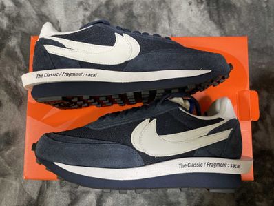 Fragment × sacai × Nike LD Waffle "Blackended Blue"