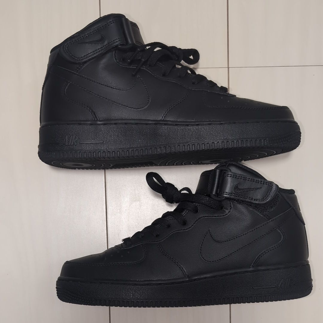 Nike Air Force 1 Mid '07 "Black/Black" (315123-001/CW2289-001)