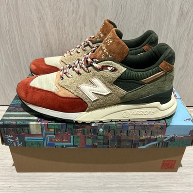 KITH Ronnie Fieg and the Frank Lloyd Wright Foundation × New Balance 998 "Beige/Chutney"