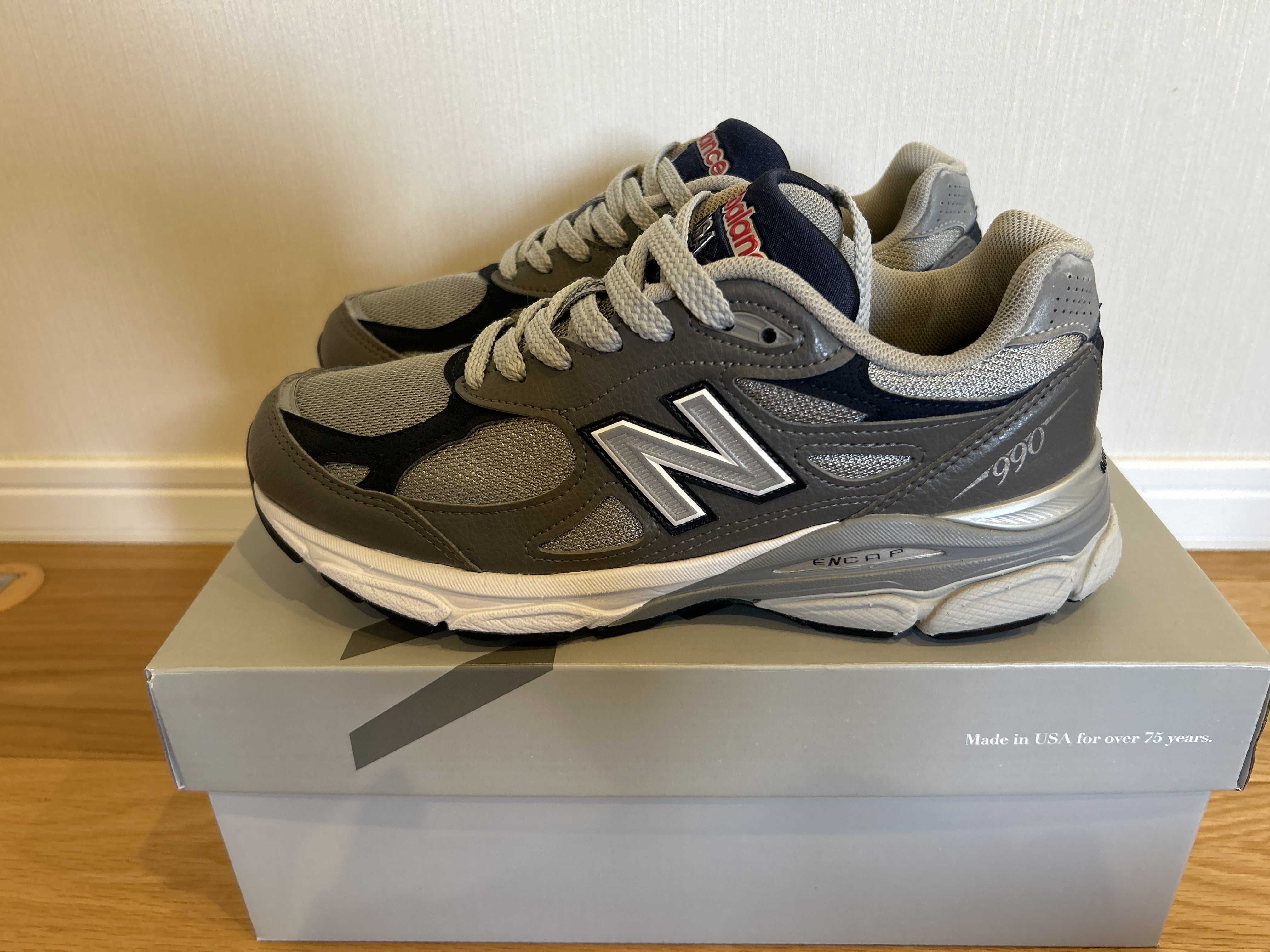 New Balance 990V3 "Gray/Navy"