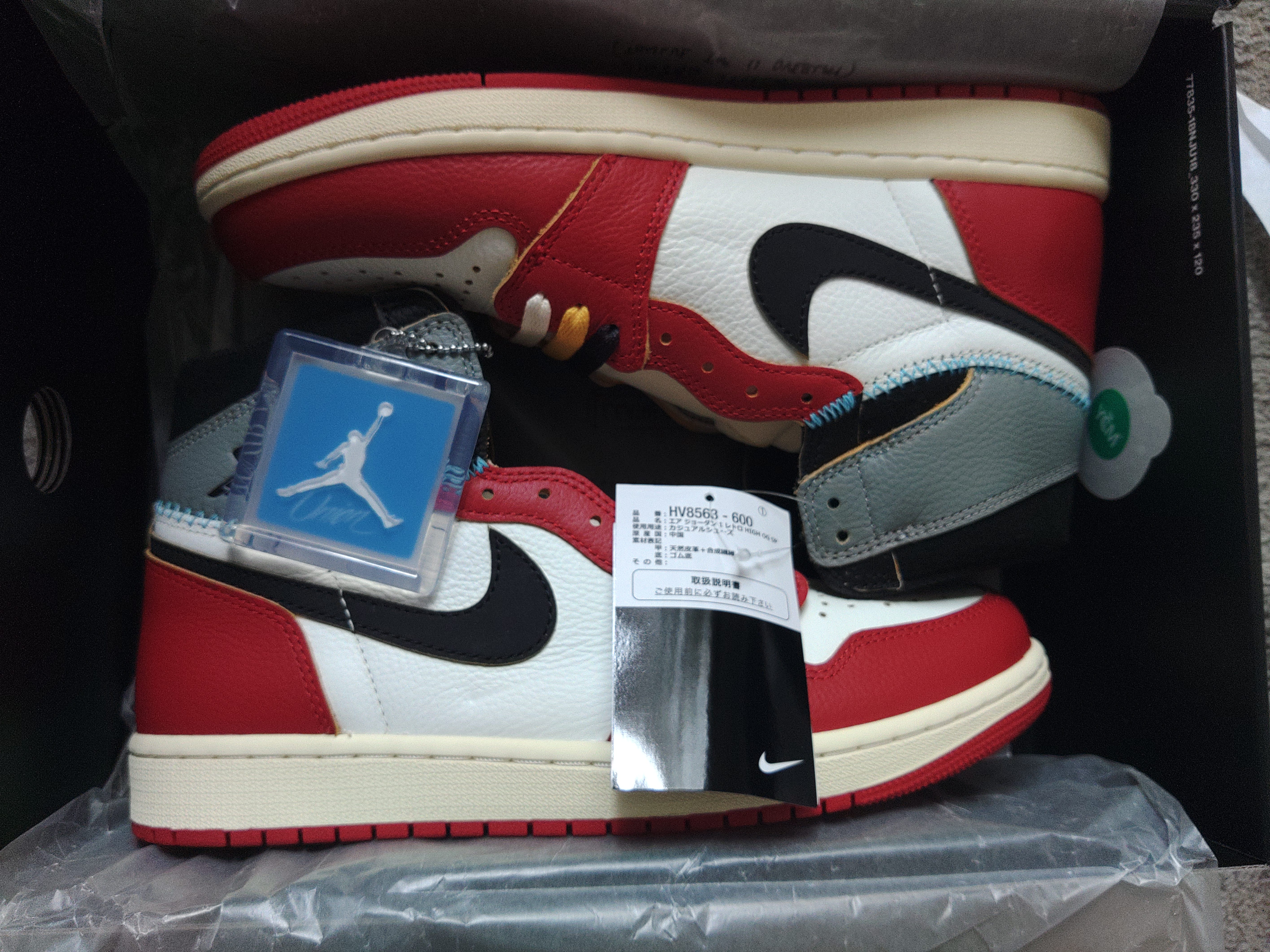 UNION × Nike Air Jordan 1 Retro High OG "Chicago/Shadow"