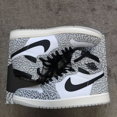Nike Air Jordan 1 High OG "White Cement/Safari"