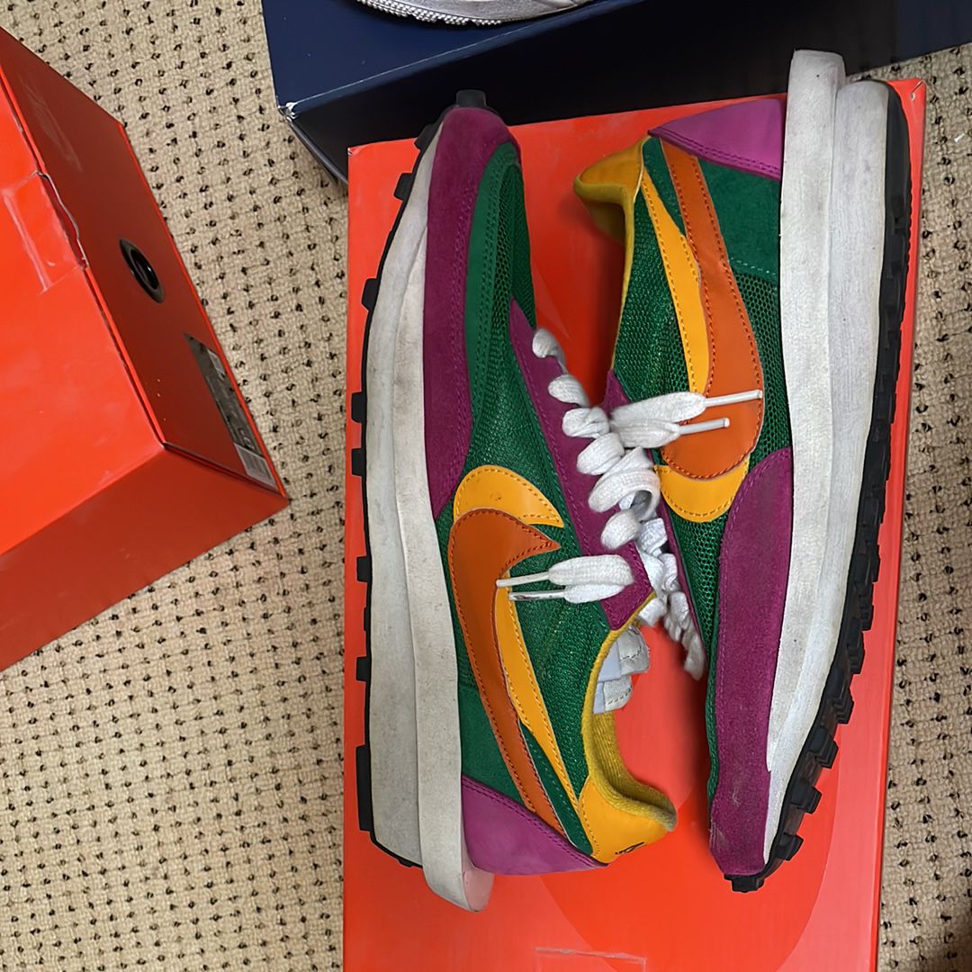 sacai × NIKE LDV WAFFLE "PINE GREEN"