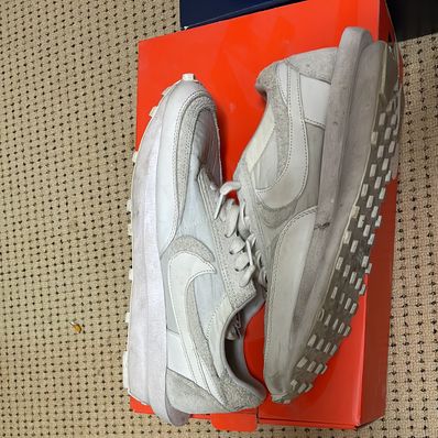 sacai × Nike LDV Waffle "Triple White"