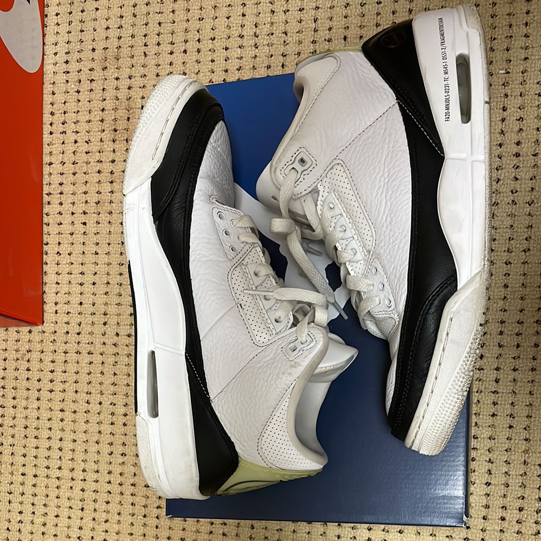 Fragment × Nike Air Jordan 3 "White/Black"