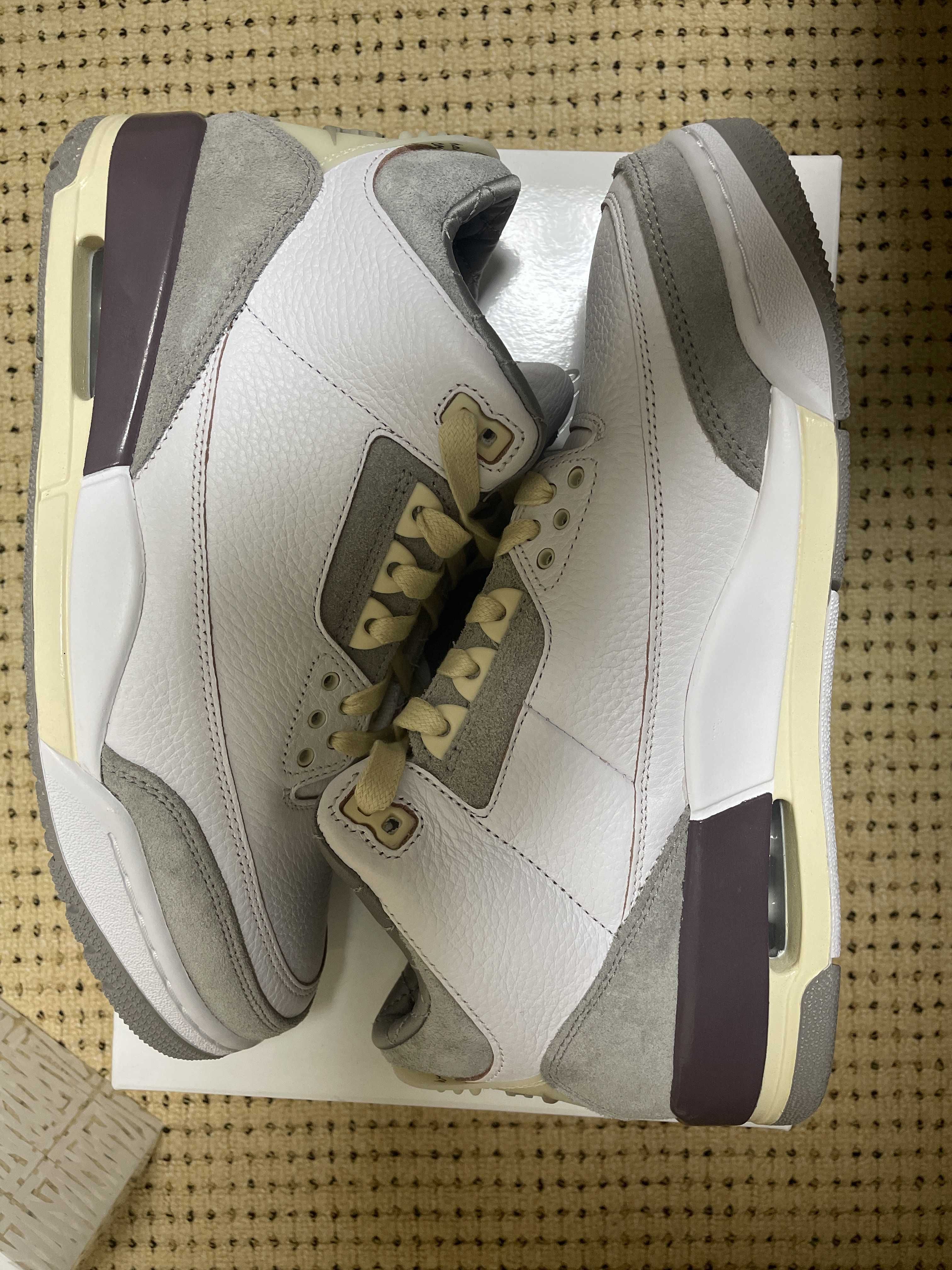 A Ma Maniere × Nike Women's Air Jordan 3 Retro SP "White/Medium Grey Violet Ore"