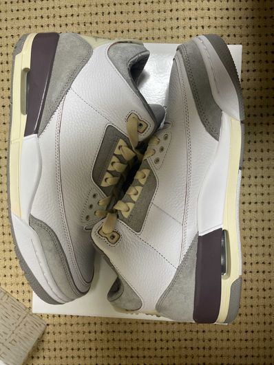 A Ma Maniere × Nike Women's Air Jordan 3 Retro SP "White/Medium Grey Violet Ore"