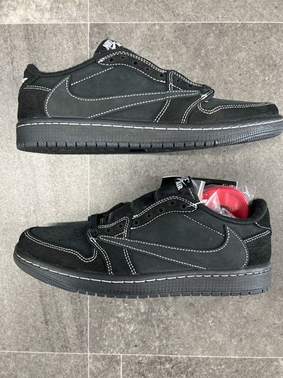 Travis Scott × Nike Air Jordan 1 Low OG SP "Black Phantom"