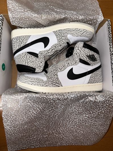 Nike Air Jordan 1 High OG "White Cement/Safari"