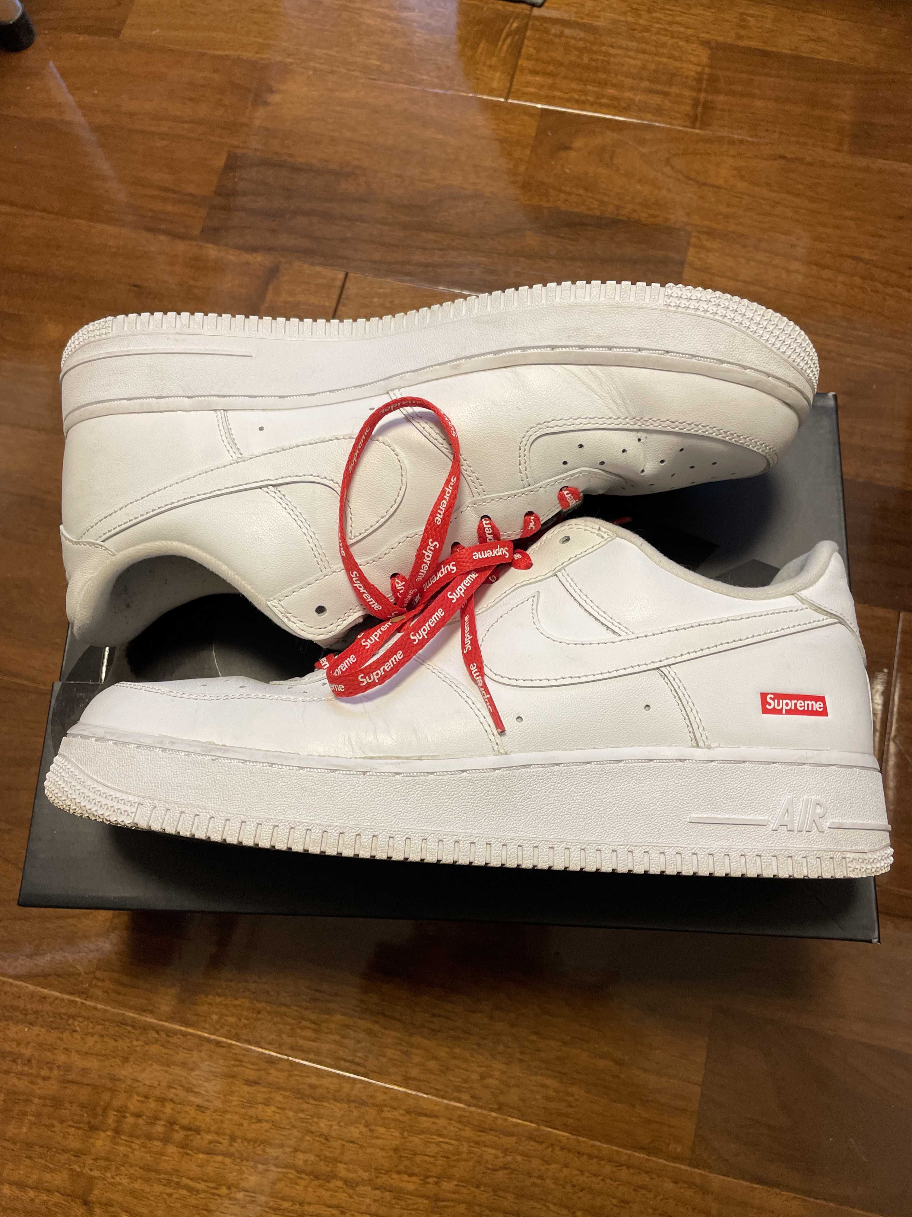 Supreme × Nike Air Force 1 Low "White"