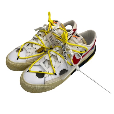 Off-White × Nike Blazer Low "White and University Red"