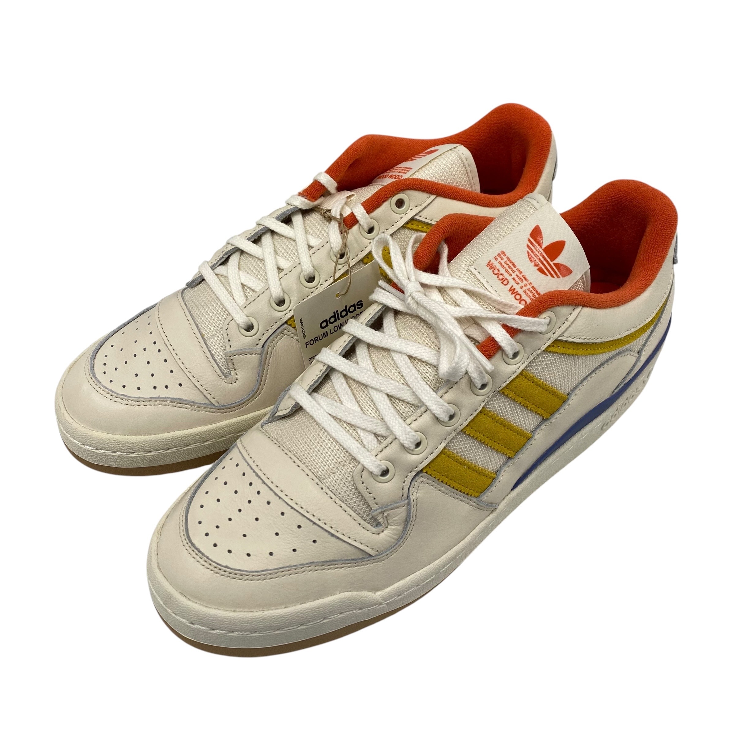 adidas consortium Forum Low WOODWOOD "Off White/Glory Amber/Hazy Yellow"
