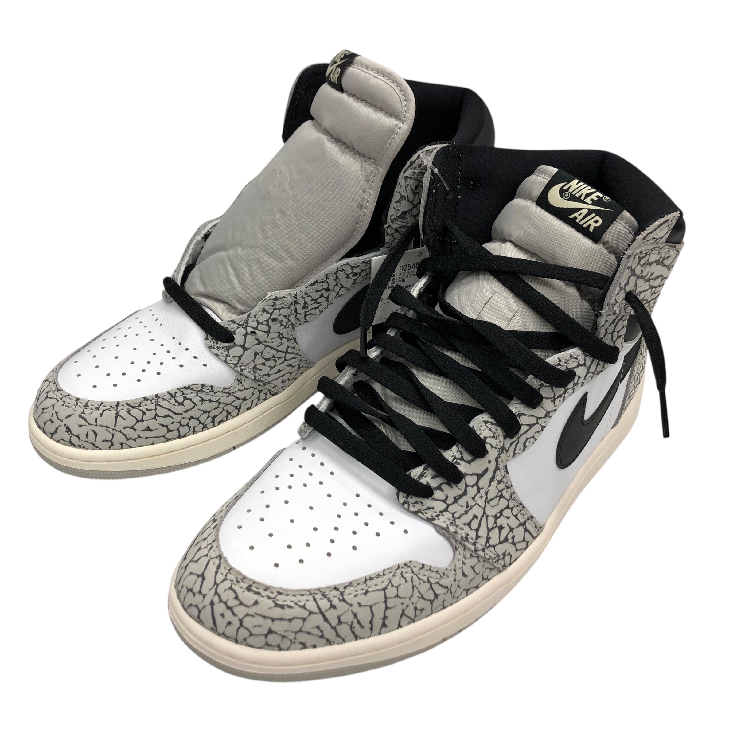 ナイキ エアジョーダン1 ハイ OG "ホワイトセメント/サファリ"