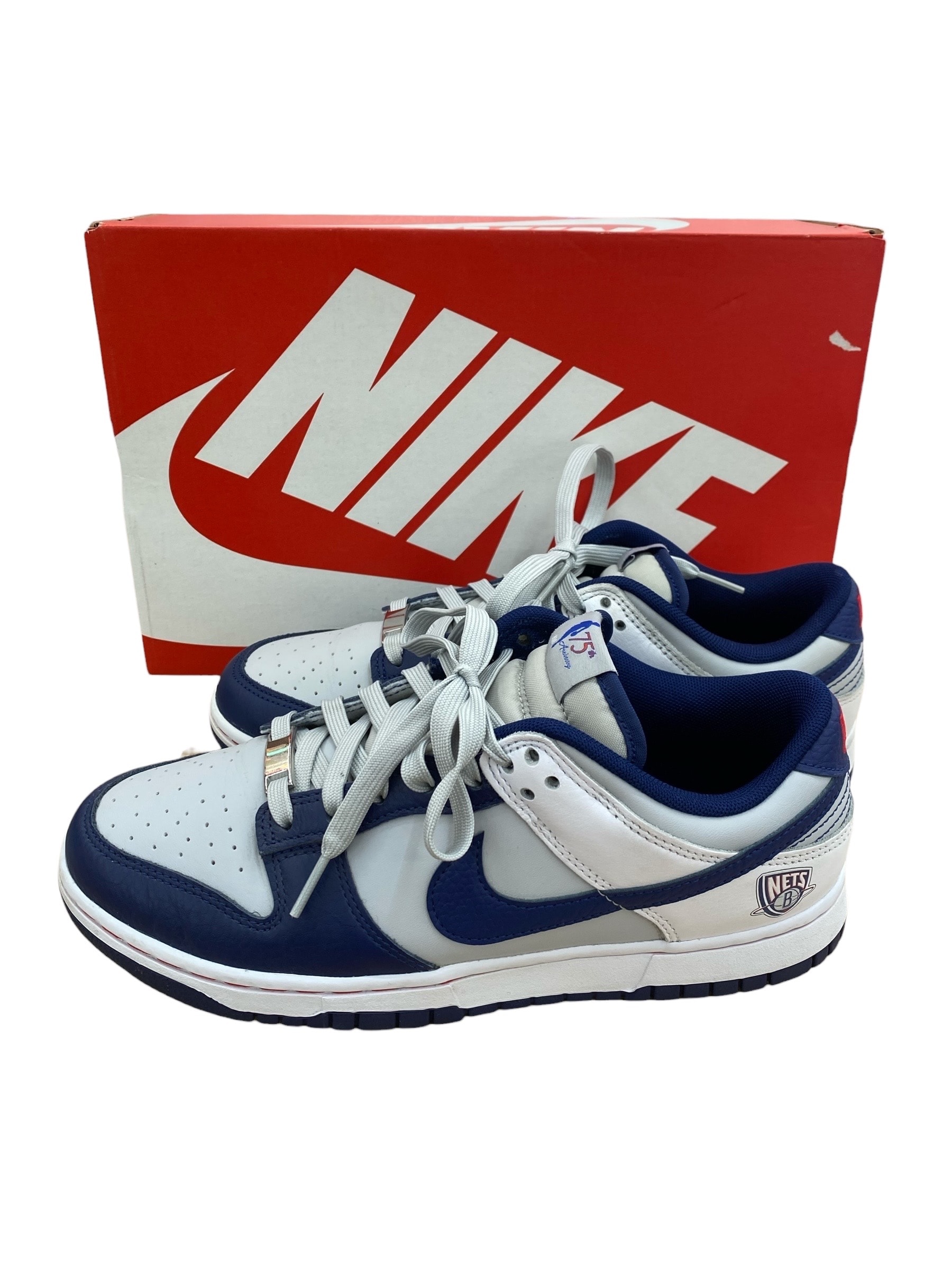 NBA × Nike Dunk Low EMB 75th Anniversary "Nets"