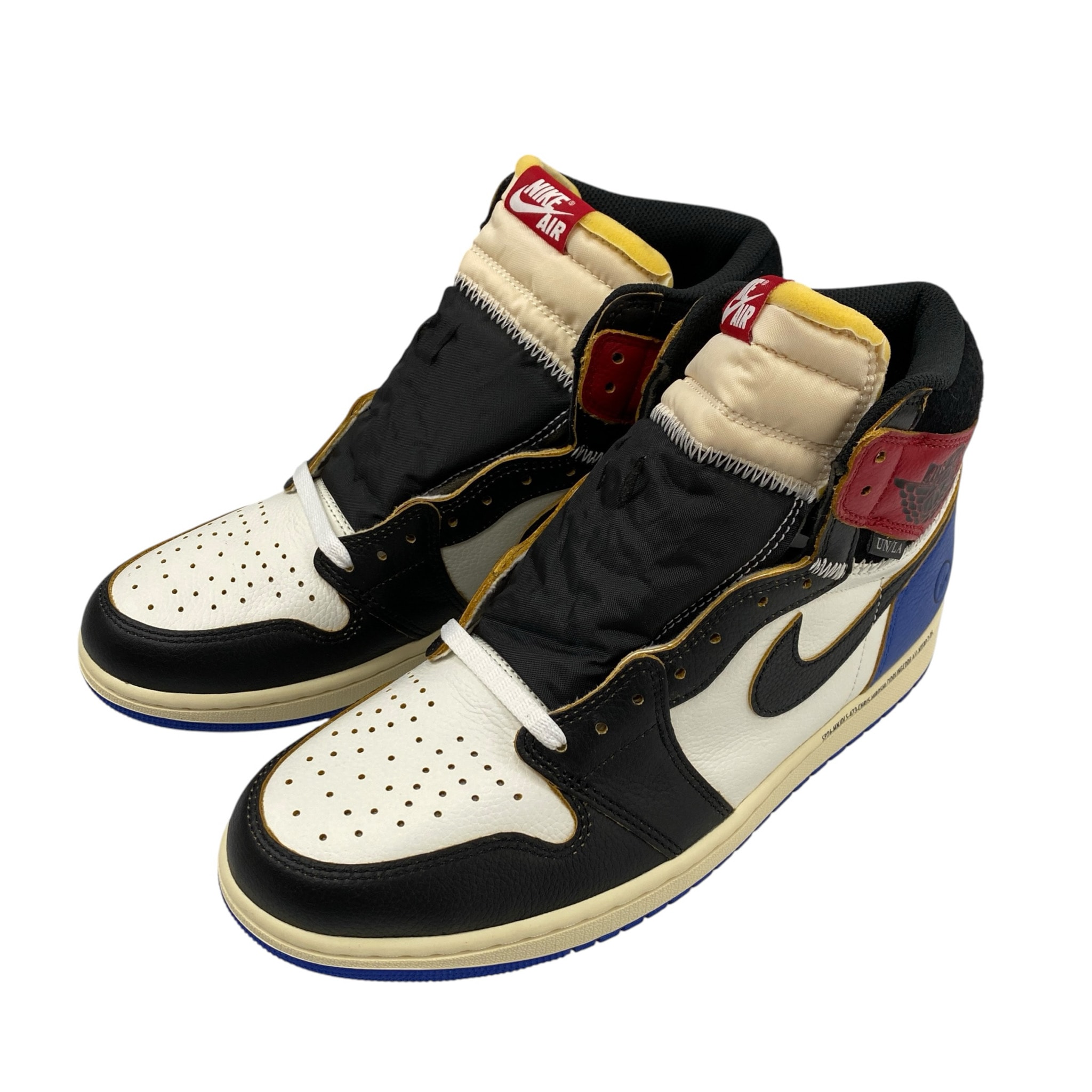 fragment design × UNION × Nike Air Jordan 1 High OG "Black/Varsity Red"