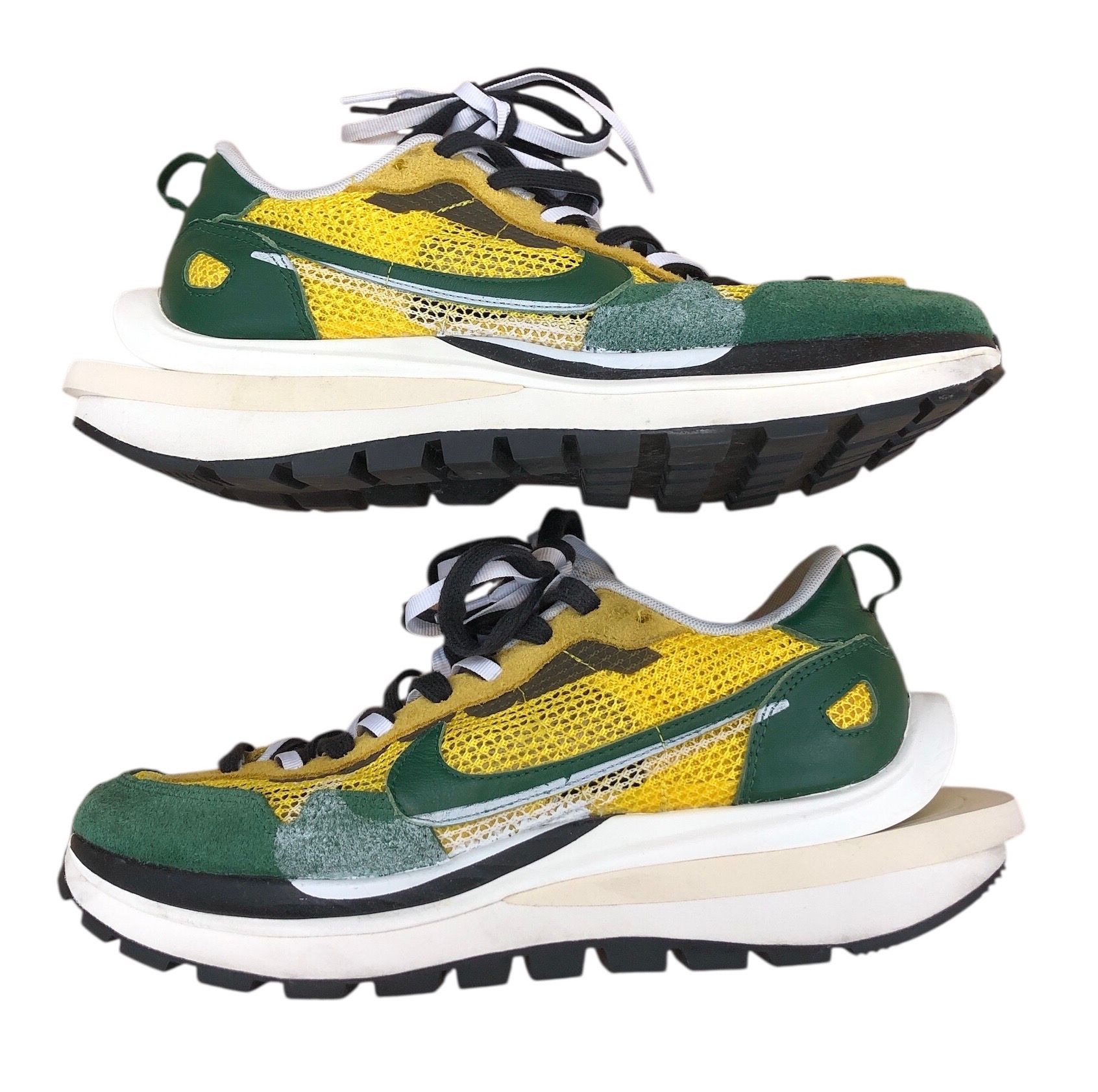 sacai × Nike Vapor Waffle "Tour Yellow/Stadium Green-Sail"