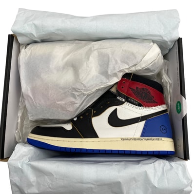 fragment design × UNION × Nike Air Jordan 1 High OG "Black/Varsity Red"