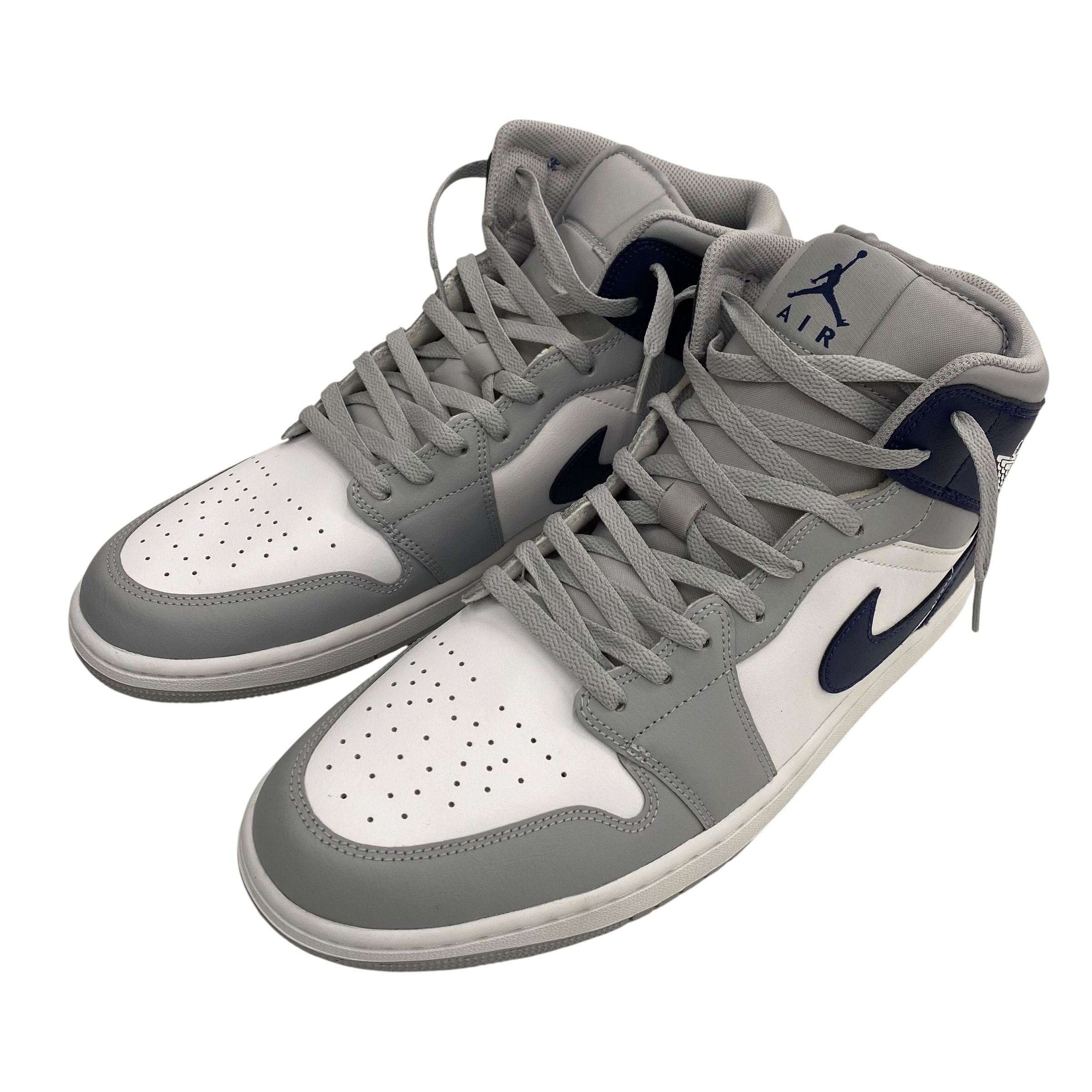 Nike Air Jordan 1 Mid "White/Wolf Grey/Midnight Navy"