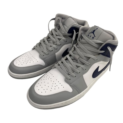 Nike Air Jordan 1 Mid "White/Wolf Grey/Midnight Navy"