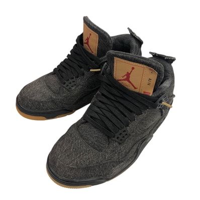 Nike × Levi's Air Jordan 4 "Black Denim" (Tag: ®)