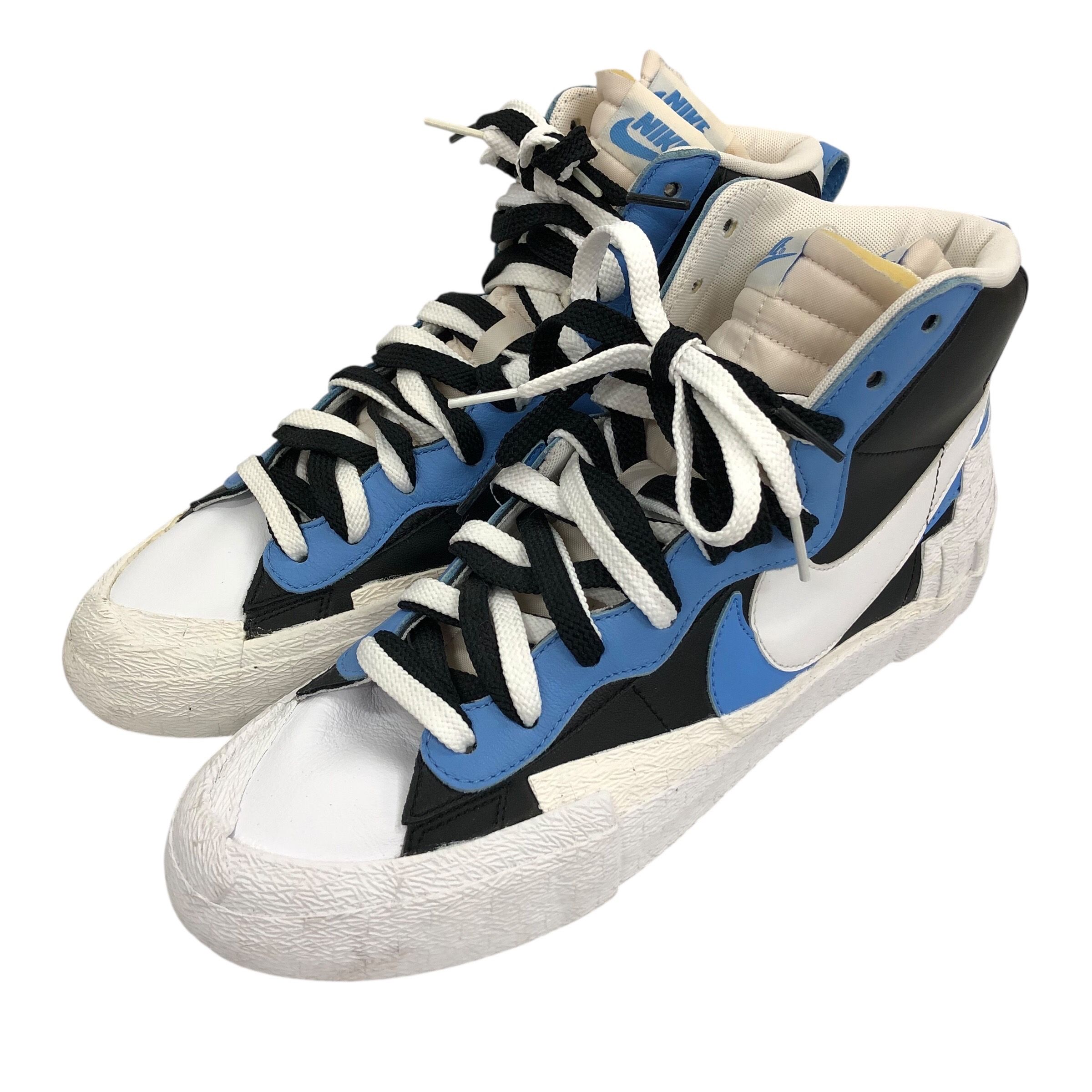 sacai × NIKE BLAZER MID "BLACK / BLUE"