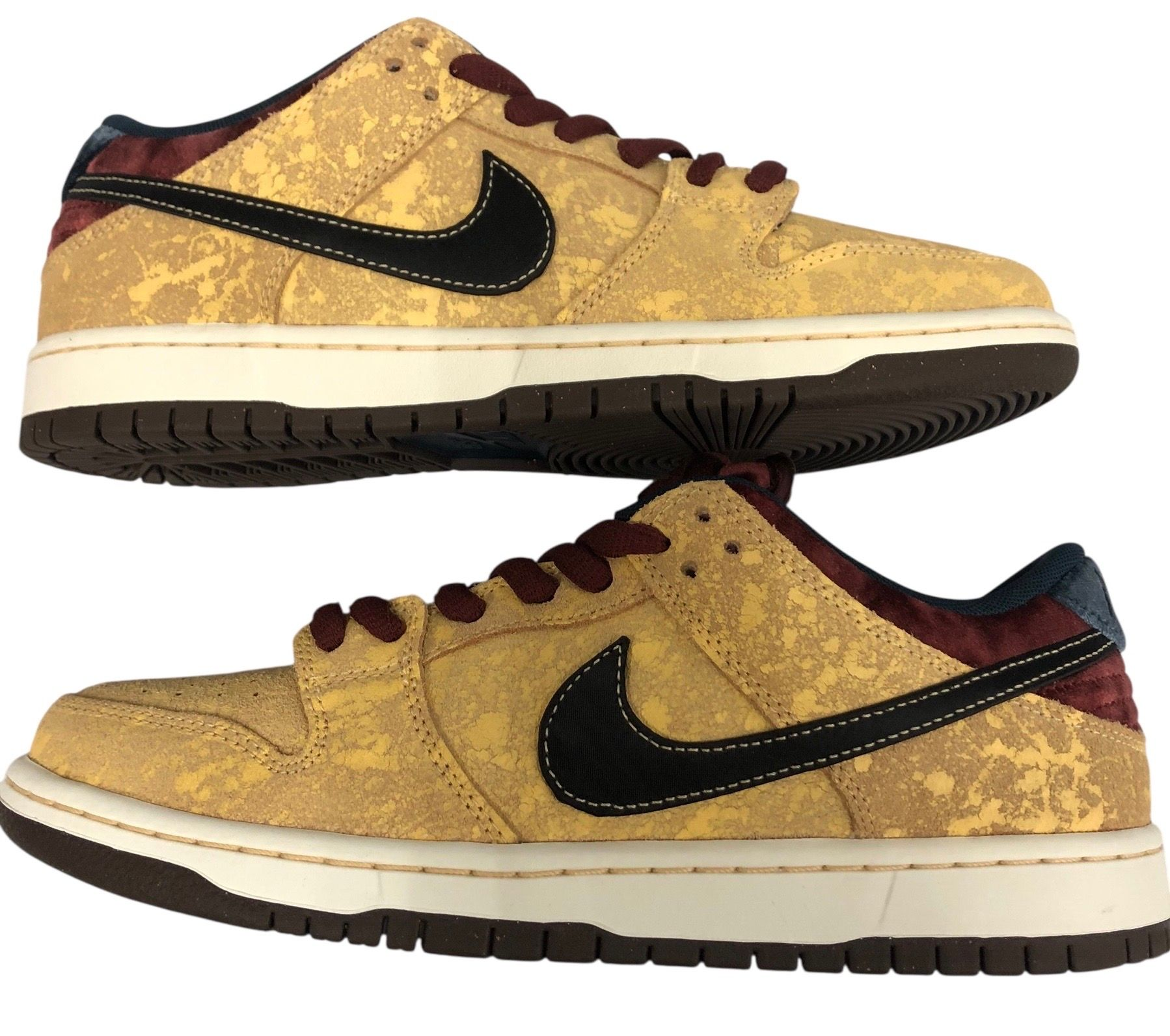 Nike SB Dunk Low Pro "City of Cinema/Celestial Gold and Dark Team Red"