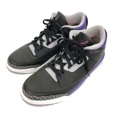 Nike Air Jordan 3 Retro "Black/Court Purple"